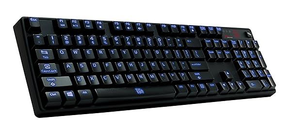 Buy Tt eSPORTS Poseidon Z Mechanical Gaming Keyboard with Blue Switches & 4-Level Brightness LED - KB-PIZ-KLBLUS-06