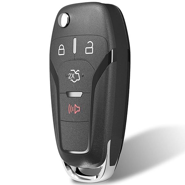 Buy Tyranway Keyless Entry Remote Fob for Ford Fusion 2013-2016 | 4-Button Flip Key Replacement (FCC ID: N5F-AO8TAA)