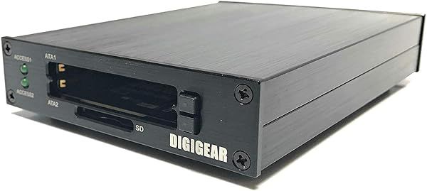 U2ATASD DIGIGEAR Dual ATA Flash PCMCIA Card & SD to USB 3.0 Reader - Industrial Grade Performance