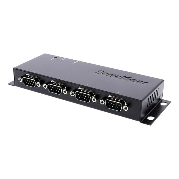 USB to Serial 4 Port DB-9 RS-232 Adapter with FTDI Chip - Fast & Reliable Connectivity
