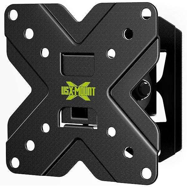 "USX MOUNT TV Wall Mount Bracket - Adjustable Tilt & Swivel for 10-26" TVs, VESA 100x100mm, 22lbs Capacity - XMS002"