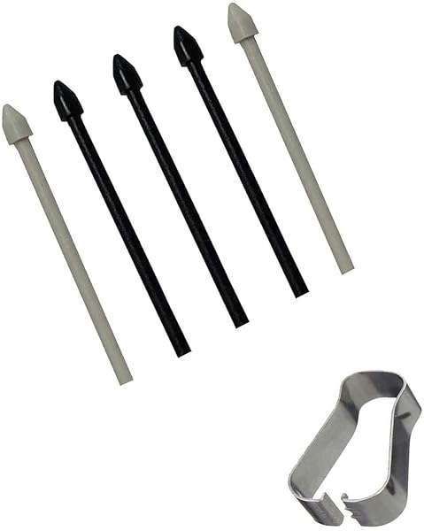 "Replacement Tips for Galaxy Tab S7 Plus S Pen - Ubrokeifixit Nibs for 11" & 12.4" Models - Black"