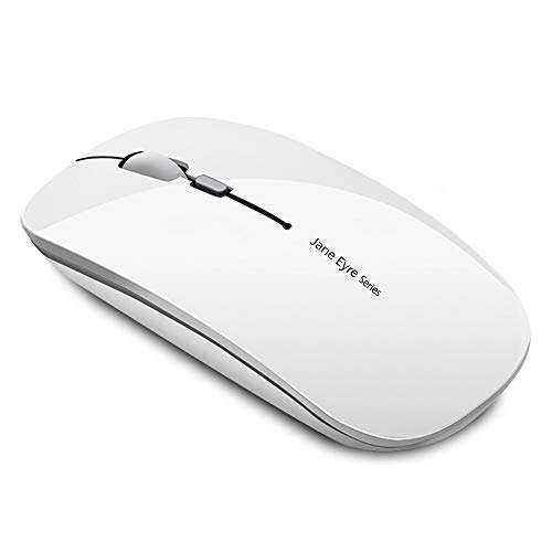Uciefy Q5 Slim Wireless Mouse: Ultra Thin, Rechargeable, Silent, 2.4G - Perfect for PC, Laptop & Desktop