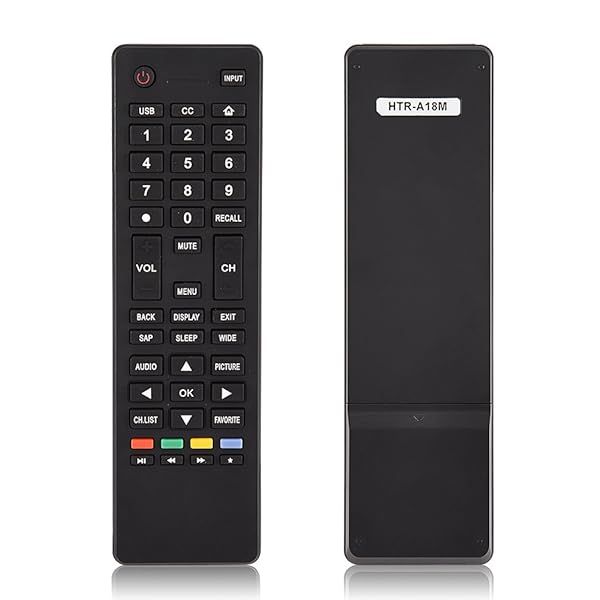 Universal Remote Control for Haier HTR-A18M TV - Replacement for 55D3550, 40D3500M, 48D3500 Smart TVs