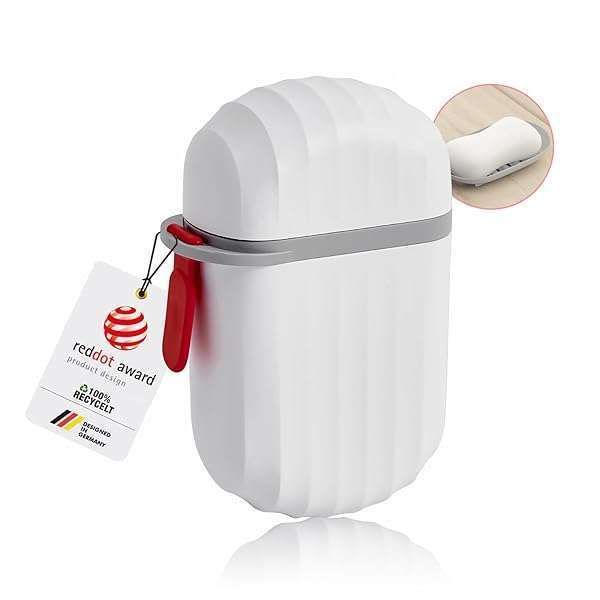 Leakproof Travel Soap Case & Shampoo Bar Holder - Portable Soap Container for Camping, Gym & Bathroom