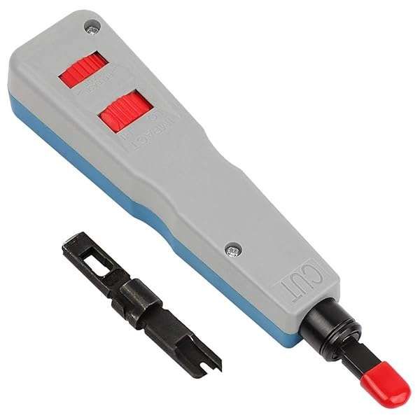 Uvital Impact 110 Ethernet Punch Down Tool for CAT5/6 - Enhanced Blade Storage for 110/66 Terminals