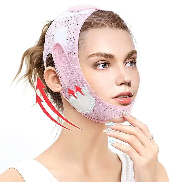 V Line Shaping Face Mask: Double Chin Reducer & Anti-Wrinkle Lifting Band for Youthful Skin