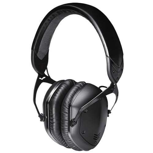 V-MODA Crossfade LP2 Vocal Limited Edition Over-Ear Headphones - Matte Black Noise-Isolating Metal Design