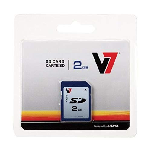 V7 VASD2GR-1N 2GB SD Card: Securely Store Photos, Videos & Data Efficiently