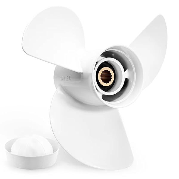 VN 13 12x15-K Aluminum Propeller for Yamaha 60HP-130HP Outboards - Replaces 6E5-45947-00-EL