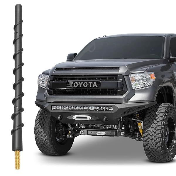 VOFONO 7-Inch Flexible Rubber Antenna for 2000-2021 Toyota Tundra & Tacoma - Easy Replacement