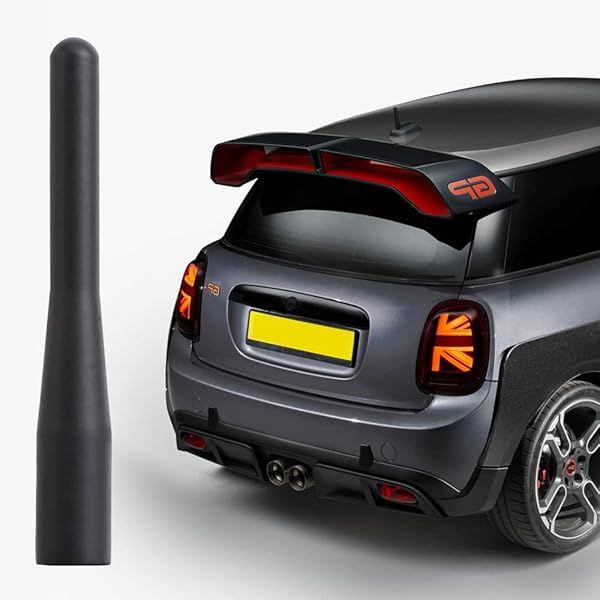 VOFONO Short Antenna for Mini Cooper (2000-2024) | 4.5 Inch Replacement Mast & Accessories