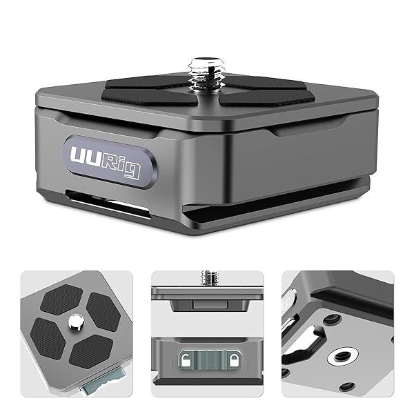 VRIG Select Camera Quick Release Plate: Versatile Tripod Mount for Sony, Nikon, DJI & Moza Gimbals