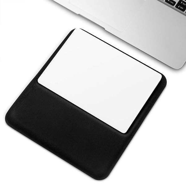 Vaydeer Slim Ergonomic Wrist Rest for Magic Trackpad - Comfortable Black Support for Enhanced Productivity