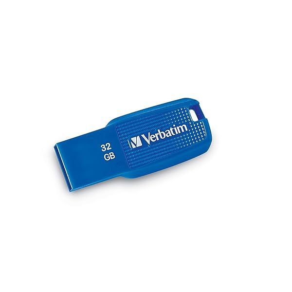 Verbatim 32GB Ergo USB 3.0 Flash Drive - Fast, Reliable Storage in Blue