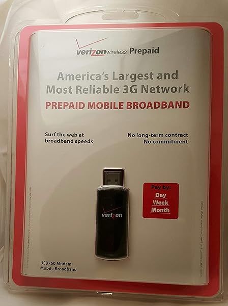 Verizon USB760 3G Prepaid USB Broadband Device: Fast, Reliable Internet on the Go