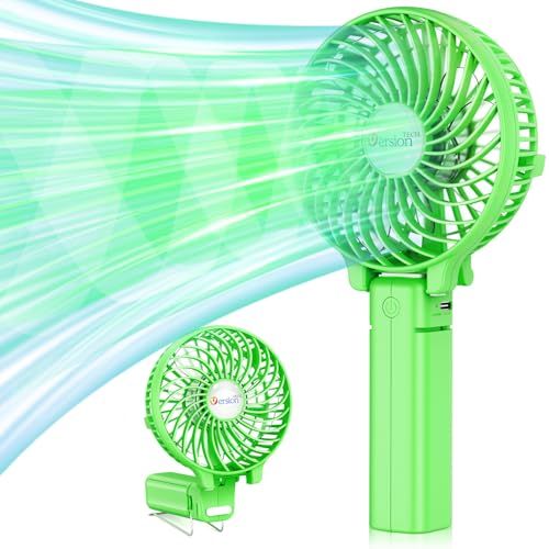 VersionTECH Mini Handheld Fan: USB Rechargeable Portable Cooling Fan for Travel & Office