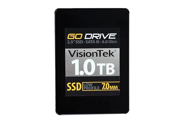 VisionTek 1TB 7mm SATA III 2.5-Inch SSD - Fast, Reliable Storage Upgrade for Your PC