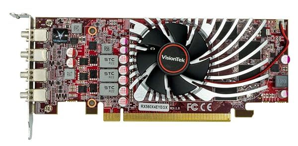 VisionTek AMD Radeon RX 560 2GB GDDR5 Graphics Card - High Performance for Gaming & Multimedia