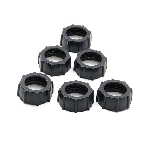 VizGiz 6 Pack Tightening Nut for 17mm Ball-Joint Car Mounts - Phone Holder & Camera Adapter Kit