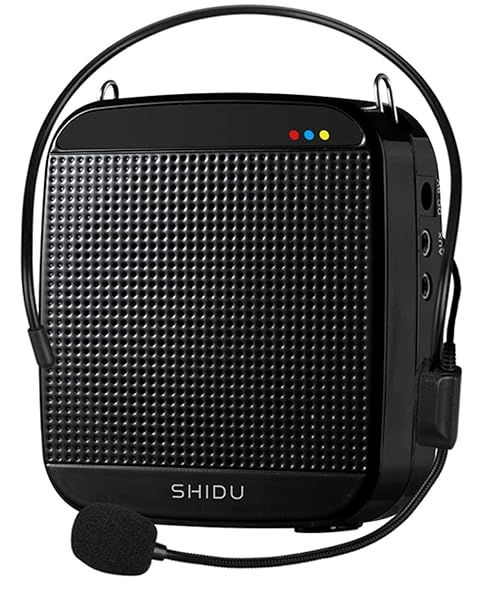 SHIDU S512 Portable Voice Amplifier: 15W Mini Speaker for Teachers, Coaches, Yoga & Outdoor Use