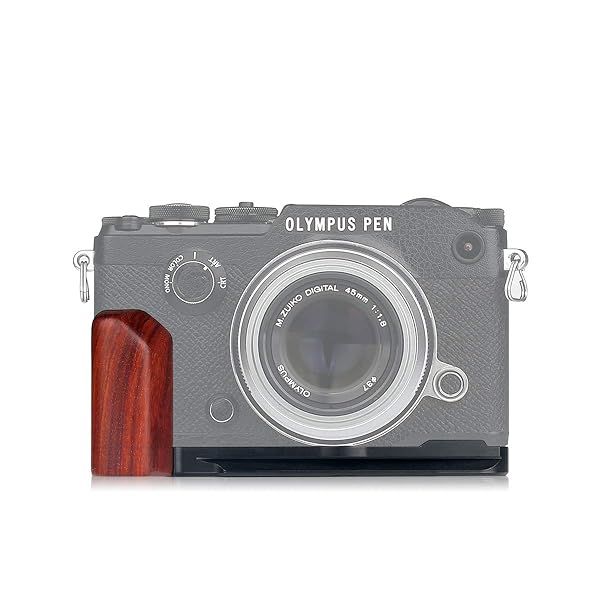 Enhance Your Olympus Pen-F: WEPOTO GP-ECG4 Grip Quick Mounting Plate for Ultimate Traction & Protection
