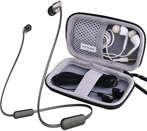 WERJIA Hard EVA Travel Case for Sony WI-XB400/WI-C200/WI-C310 Earphones - Compact Storage Pouch for Headphones & MP3 Players