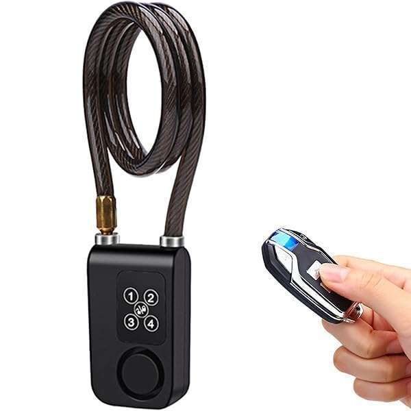 Secure Your Ride: WSDCAM 110dB Bike Lock Alarm with Remote - Waterproof Anti-Theft System for Bicycles & Motorcycles