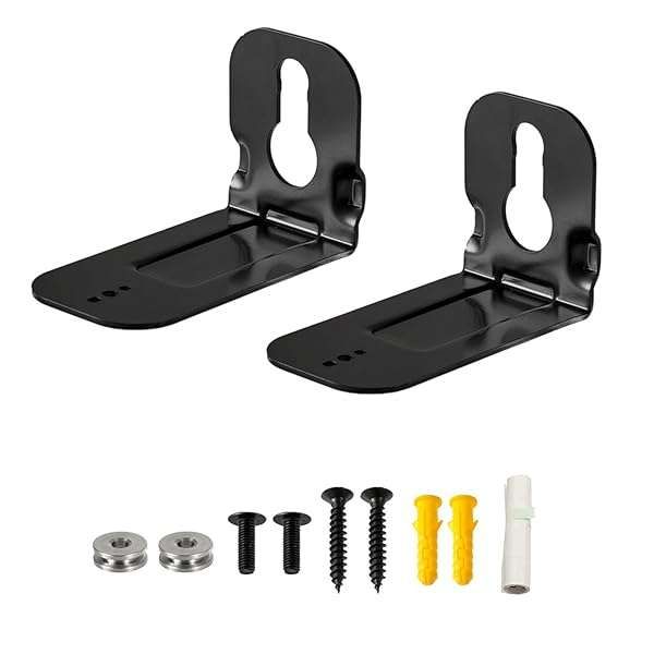 Wall Mount Bracket for Samsung Soundbars HW-B550, Q990B, S60A & More - 2 Piece Kit with Hardware & Instructions