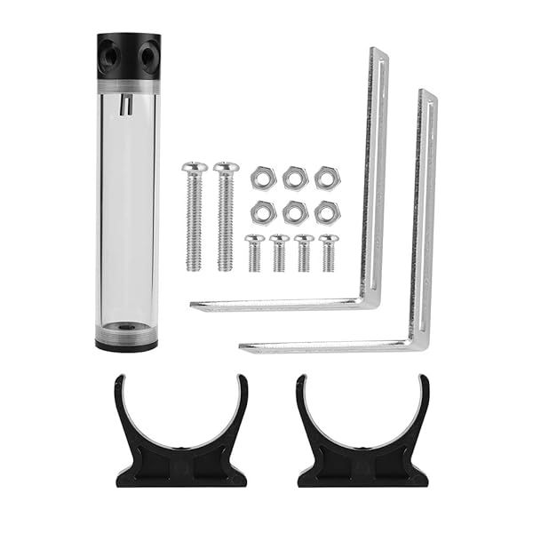 High-Performance 240mm Water Cooling Reservoir for PC - POM Cylindrical CPU Heat Sink Kit