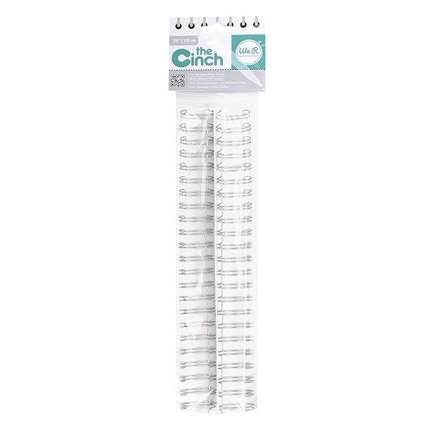 Buy We R Memory Keepers Cinch Book Binding Wire 0.75-Inch Silver (2 Pack) - Perfect for DIY Projects!