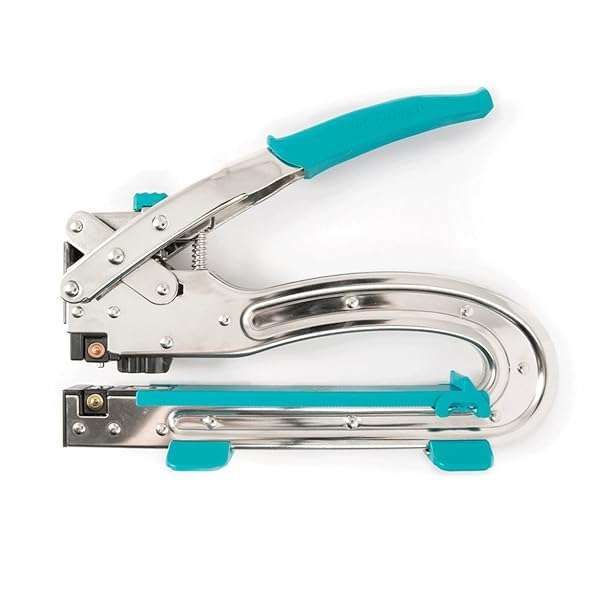 Shop We R Memory Keepers Crop-A-Dile 2 Big Bite Blue - Heavy Duty Hole Punch & Eyelet Setter with Ergonomic Grip