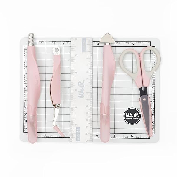 Shop We R Memory Keepers Mini Tool Kit Pink: Essential Tools for Scrapbooking, Card Making & DIY Crafts