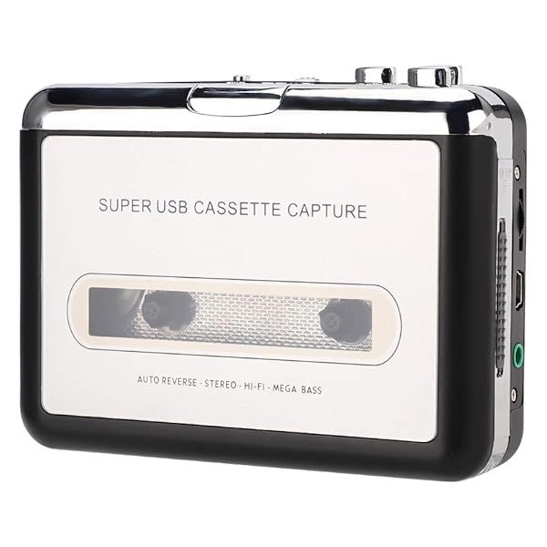 Convert Cassette to MP3 with Wendry USB Cassette Player - Portable Audio Capture & Music Player