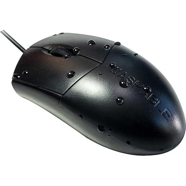 Buy WetKeys Waterproof Optical Mouse with Scroll Wheel - Professional USB Mouse (Black) | OMWKABS04-BK