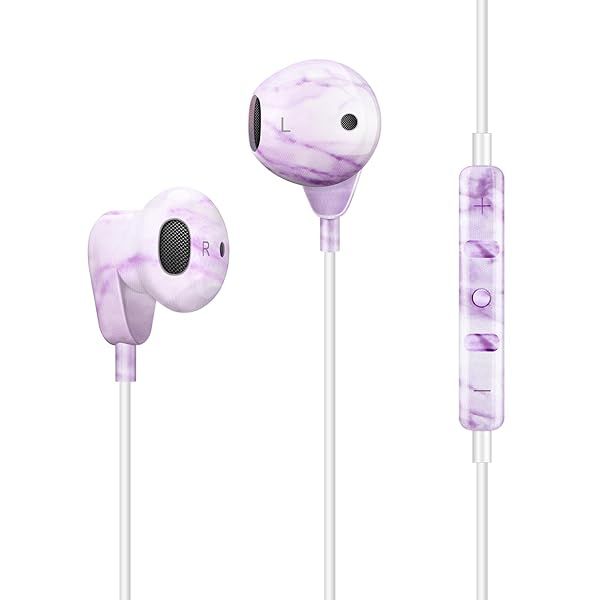 XNMOA Wired Earbuds with Mic: HiFi Noise-Canceling Headphones for iPhone 14/13/12/11/SE - Compatible with All iOS Devices