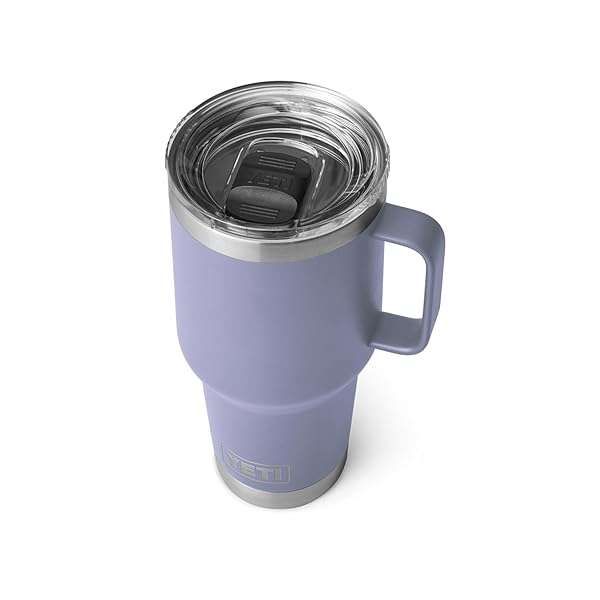 YETI Rambler 30 oz Travel Mug - Stainless Steel, Vacuum Insulated, Cosmic Lilac with Stronghold Lid