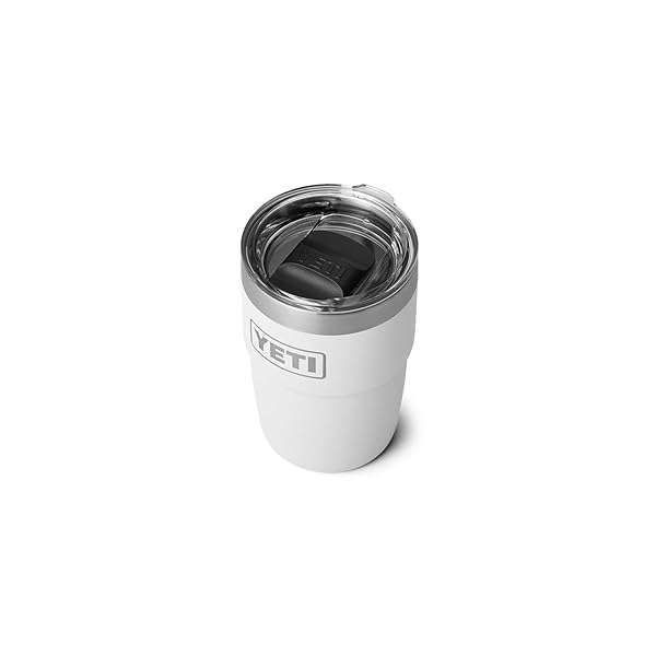 YETI Rambler 8 oz Stackable Espresso Cup - Stainless Steel, Vacuum Insulated with MagSlider Lid, White