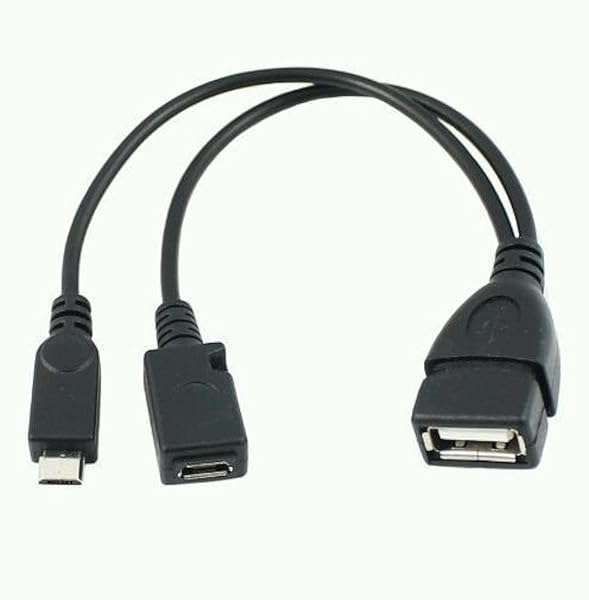 Yonisun Micro USB OTG Cable with Power for Samsung, HTC, Nexus & LG Devices - Fast Data Transfer & Charging