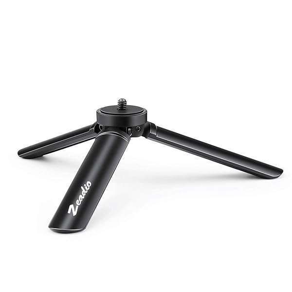 Zeadio Metal Mini Tripod: 20kg Load, Perfect for Smooth 4, Crane Plus, Osmo Mobile & All Cameras