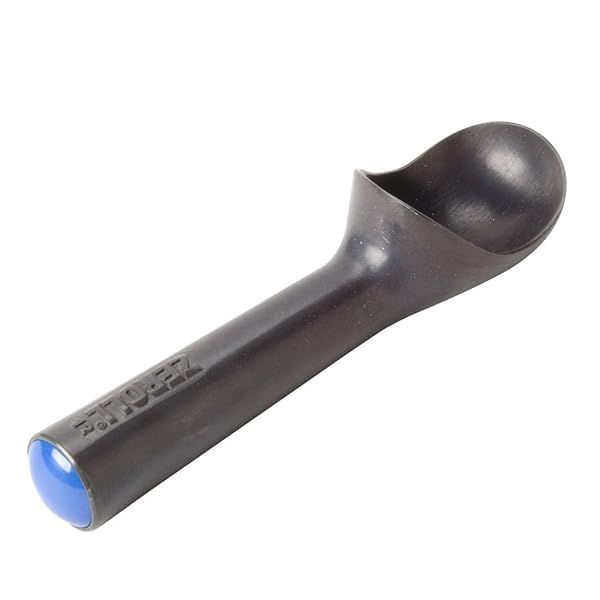 Zeroll 1012-ZT Ice Cream Scoop: Anodized, Heat Conductive Handle, Easy Release - 24 Scoops/Gallon, 3-Ounce, Black
