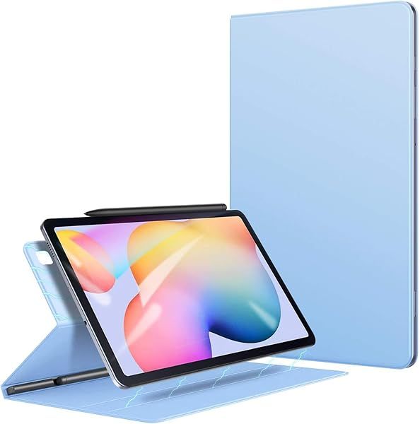 "ZtotopCases Galaxy Tab S6 Lite Case 10.4" - Slim Magnetic Cover with Auto Sleep/Wake & Pen Holder in Light Blue"