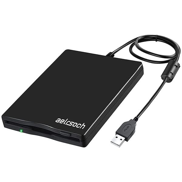 Buy Aelrsoch USB Floppy Disk Reader - 3.5-inch External Drive for Windows 2000/7/8, Portable & Plug and Play