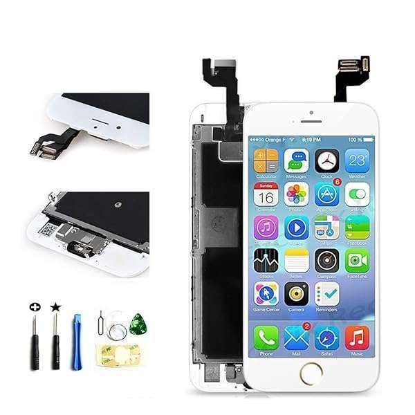 "iPhone 6s Plus 5.5" LCD Touch Screen Replacement Kit - Full Assembly with Home Button & Tools (White)"