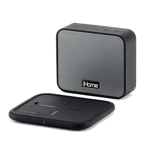 iHome Portable Bluetooth Speaker Wireless - Compact Black Design for Ultimate Sound Quality