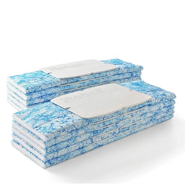 iRobot Braava Jet 200 Series Replacement Wet Mopping Pads - 10 Count for Hardwood, Tile & Stone Floors