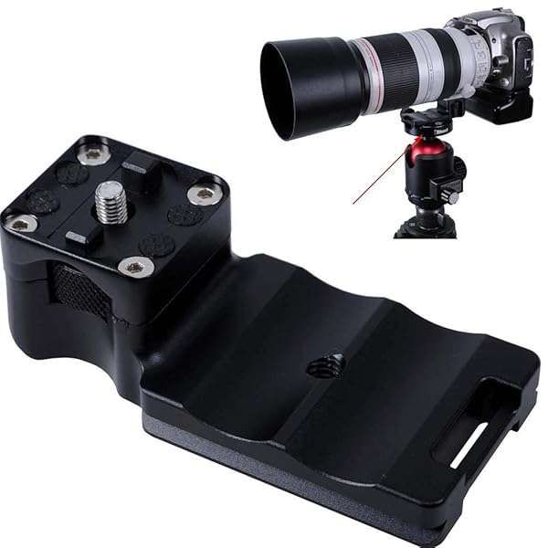 iShoot Lens Collar Foot for Canon EF 100-400mm II - Quick Release Plate Compatible with Arca-Swiss Tripods
