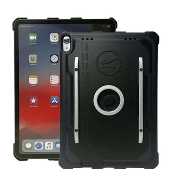 MYGOFLIGHT iPad Pro 11 (Gen 1, 2, 3) Air 10.9" (Gen 4, 5) Polycarbonate Pilot Kneeboard and Mountable Everyday Case  Compatible with MGF Yoke and Suction Cup Sport Mounts and Sport Adapters