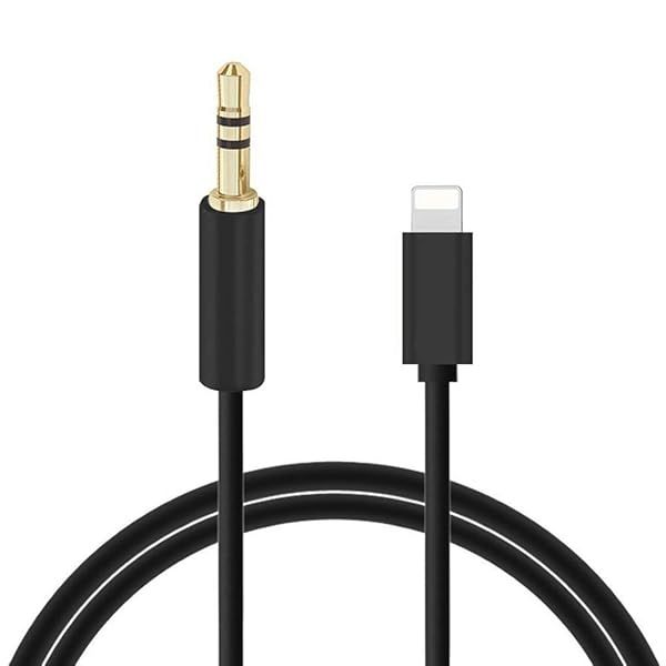 Buy Navor 3.5mm Male Headphone Jack Adapter for iPhone XR/XS MAX & iPad/iPod - Black