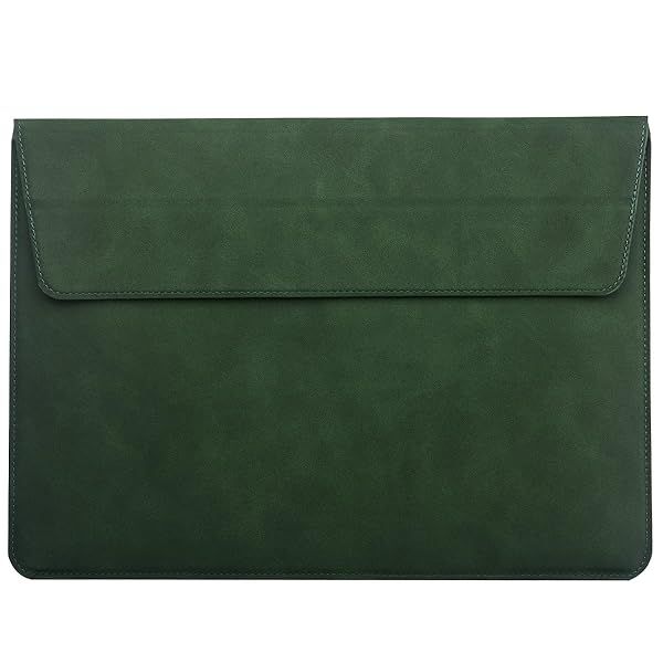 Xisiciao Waterproof Sleeve Case for Microsoft Surface Pro 11/10/9/8/7/6/5/4 & Pro X - Ultrathin Green Tablet Cover